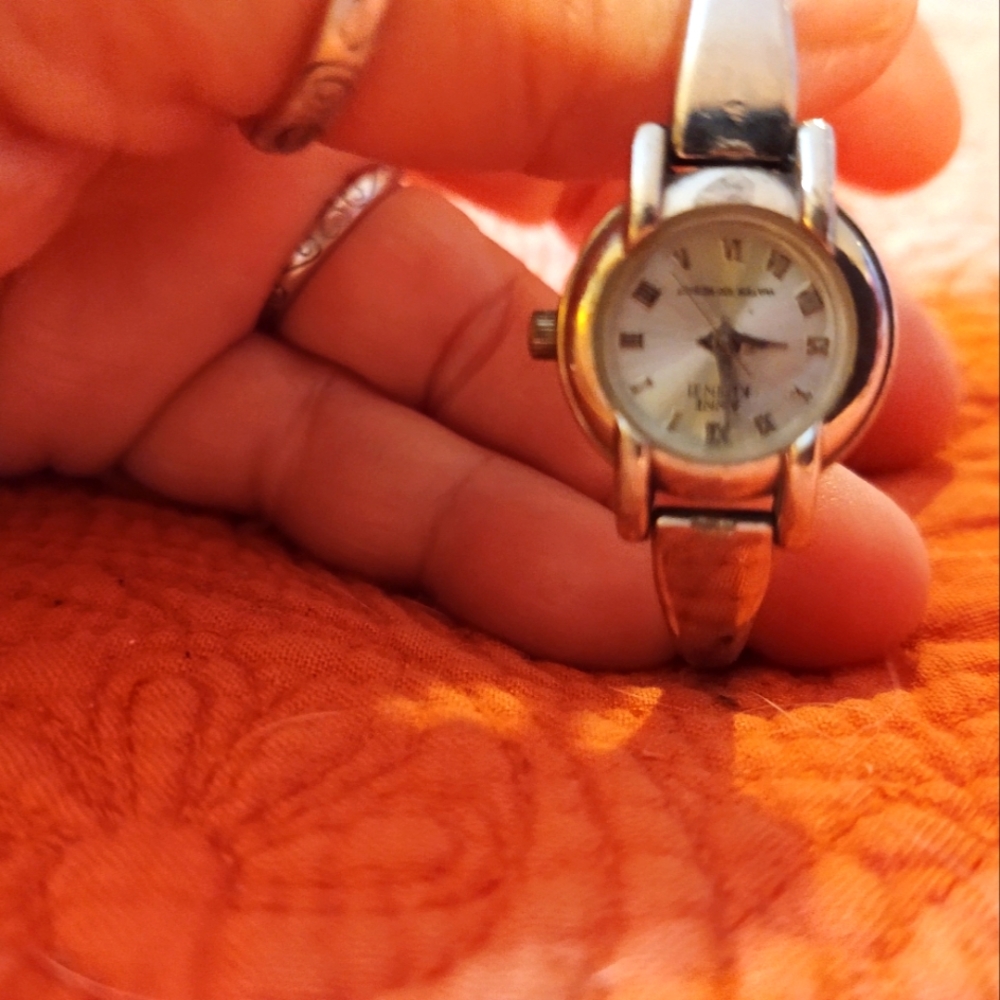 Anne Kline silver watch